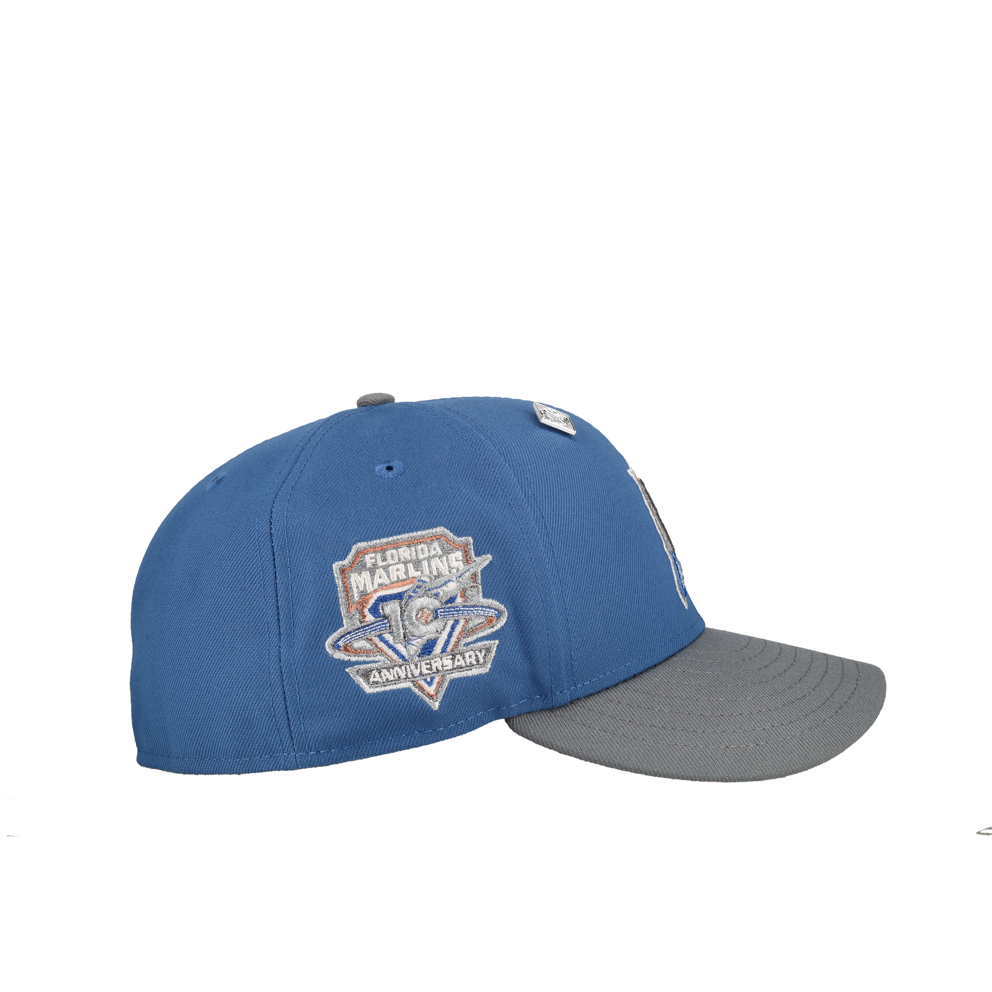 Florida Marlins 10th Anniversary Blue/Graphite 59Fifty Fitted Hat