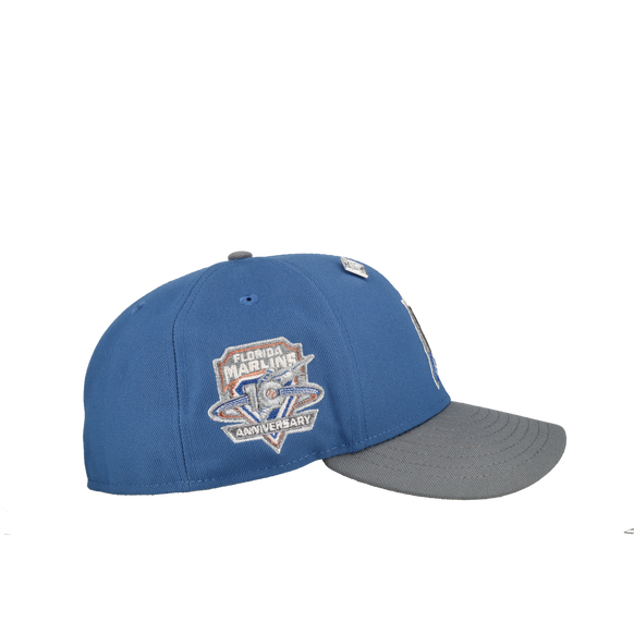 Florida Marlins 10th Anniversary Blue/Graphite 59Fifty Fitted Hat
