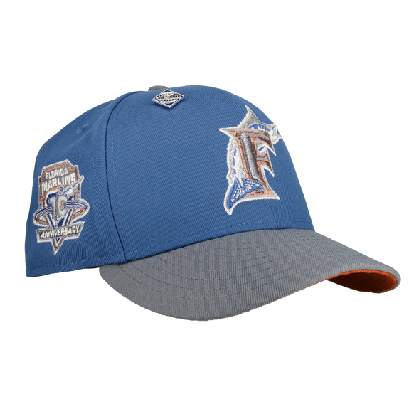 Florida Marlins 10th Anniversary Blue/Graphite 59Fifty Fitted Hat