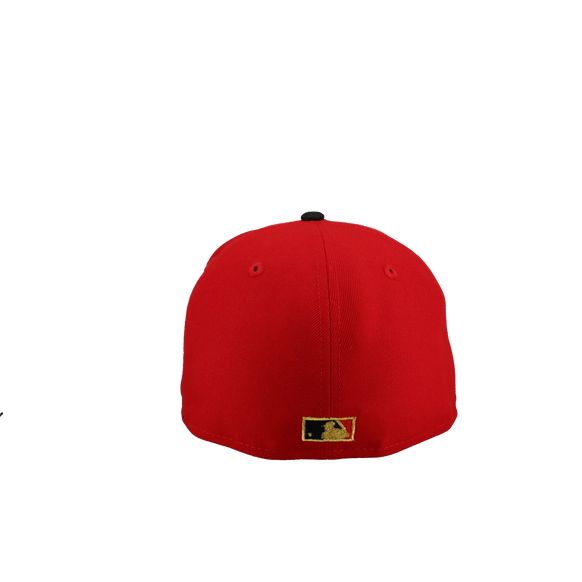 Florida Marlins 1997 World Series Red I Love Miami Metallic 59Fifty Fitted Hat