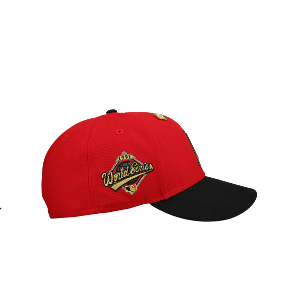 Florida Marlins 1997 World Series Red I Love Miami Metallic 59Fifty Fitted Hat