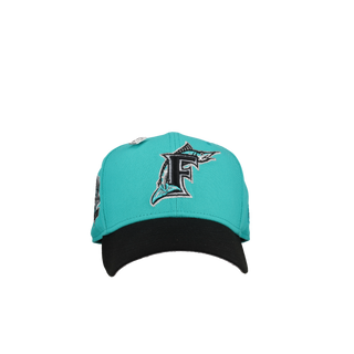 Florida Marlins 10th Anniversary Teal Silver Metallic 59Fifty Fitted Hat