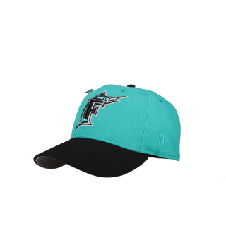 Florida Marlins 10th Anniversary Teal Silver Metallic 59Fifty Fitted Hat