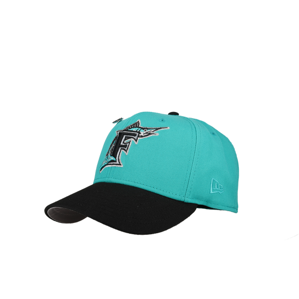 Florida Marlins 10th Anniversary Teal Silver Metallic 59Fifty Fitted Hat
