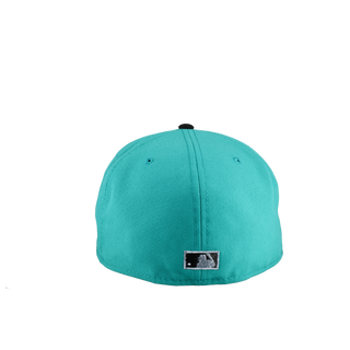 Florida Marlins 10th Anniversary Teal Silver Metallic 59Fifty Fitted Hat