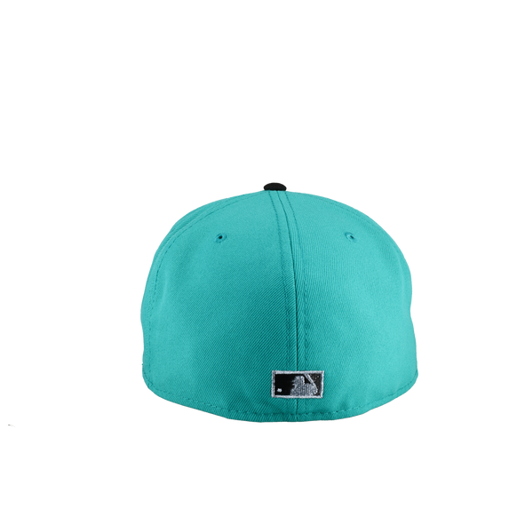 Florida Marlins 10th Anniversary Teal Silver Metallic 59Fifty Fitted Hat