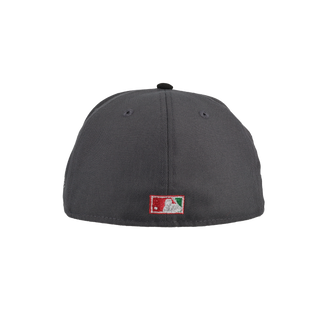 Cleveland Indians Metallic Stitching Inaugural Season Patch Fitted Hat