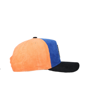 New York Mets 40th Anniversary Corduroy Pinwheel Mitchell & Ness A Frame Snapback Hat