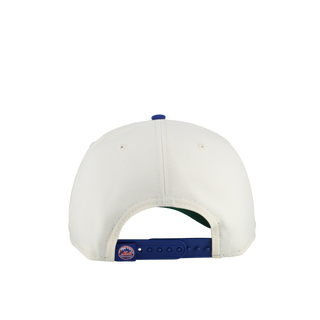 New York Mets 1962 Team Color 9Fifty A Frame Snapback Hat (Green Brim) Version 1