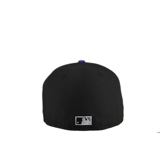 New York Mets 40th Anniversary Black/Purple 59Fifty Fitted Hat, alternate view
