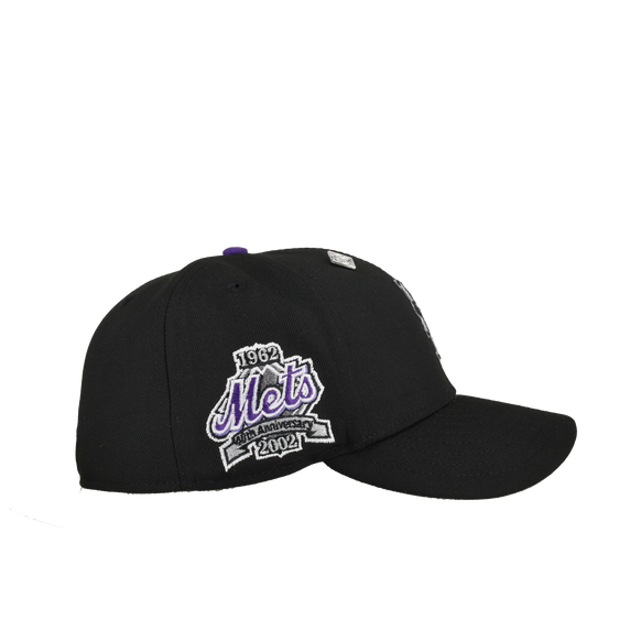 New York Mets 40th Anniversary Black/Purple 59Fifty Fitted Hat