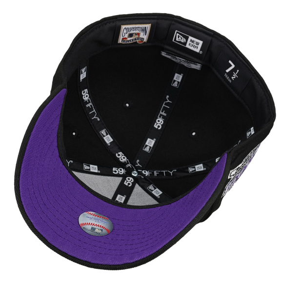 New York Mets 40th Anniversary Black/Purple 59Fifty Fitted Hat