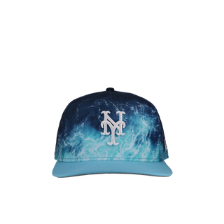 New York Mets Blue Waves 9Fifty A Frame Snapback Hat