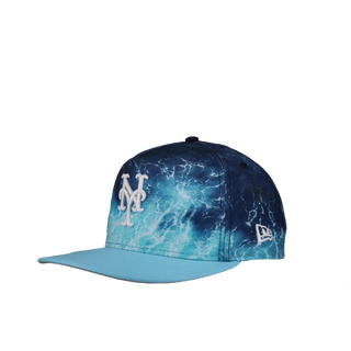 New York Mets Blue Waves 9Fifty A Frame Snapback Hat