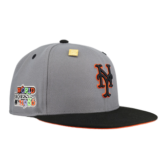 New York Mets 2023 Scaredy Cat Collection 1986 World Series Fitted Hat