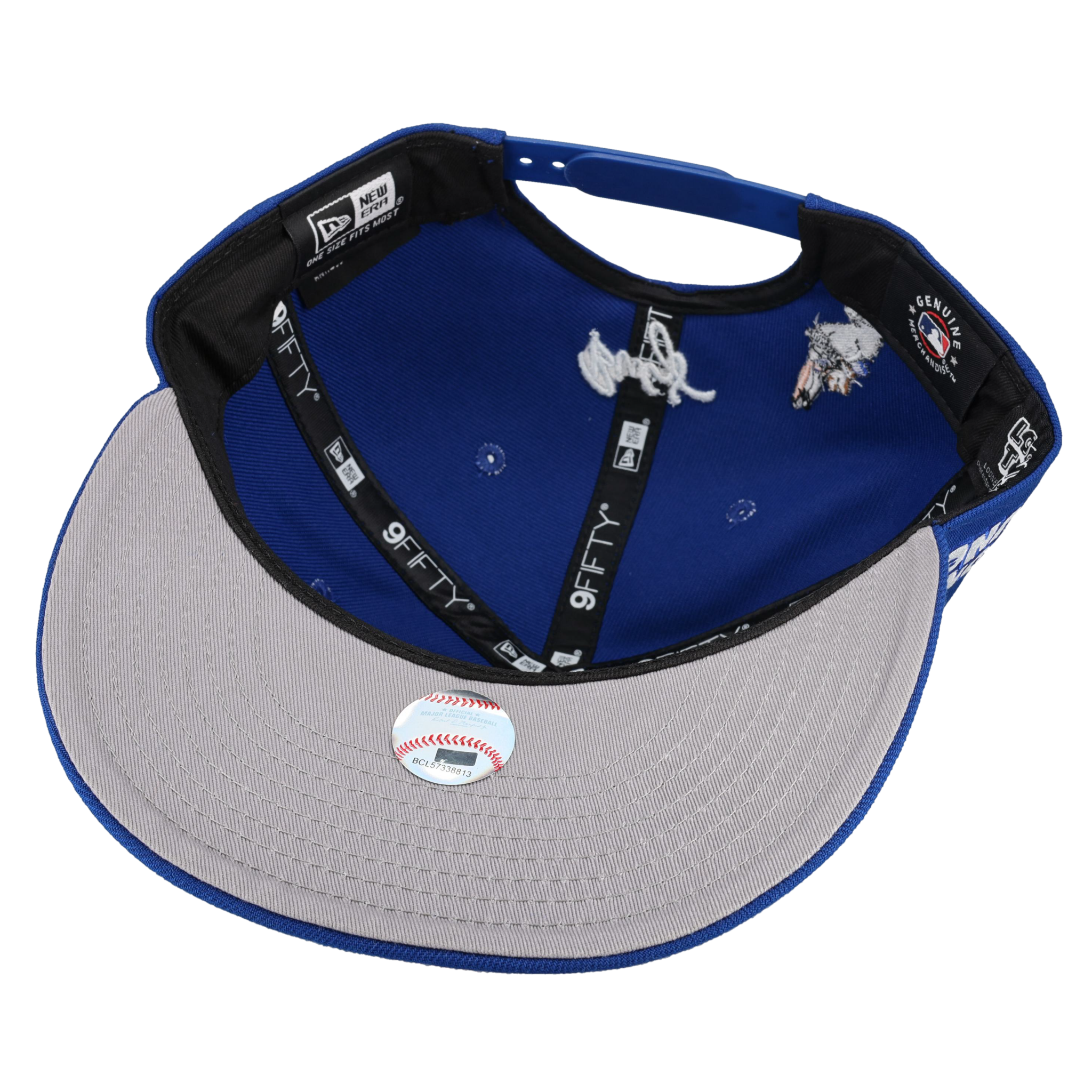 New York Mets x Looney Tunes 9Fifty Royal Snapback (Grey Brim)