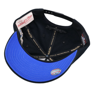 New York Mets 40th Anniversary Black/Blue Mitchell & Ness A Frame Snapback Hat