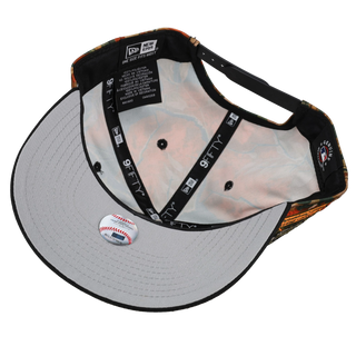 New York Mets Leaves Orange 30th Anniversary 9Fifty A Frame Snapback Hat