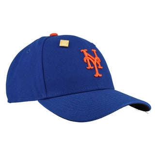 New York Mets New Era 9Forty Adjustable Hat Velcro (Royal/Orange)