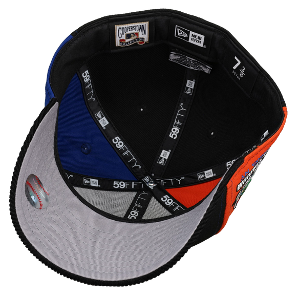 New York Mets Shea Stadium Split Panel Corduroy 59Fifty Fitted Hat