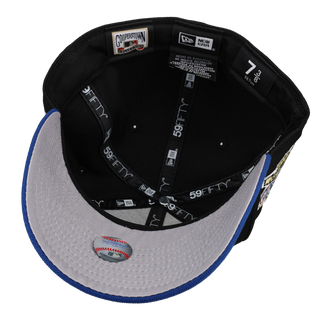 New York Mets 40th Anniversary Upside Down Chainstitch 59Fifty Fitted Hat, undervisor detail