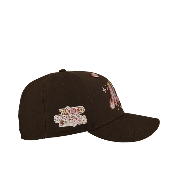 New York Mets 1986 World Series Walnut Celestial 59Fifty Fitted Hat