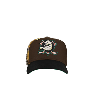Anaheim Mighty Ducks Inaugural Season Walnut Realtree 59Fifty Fitted Hat