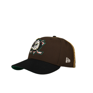 Anaheim Mighty Ducks Inaugural Season Walnut Realtree 59Fifty Fitted Hat