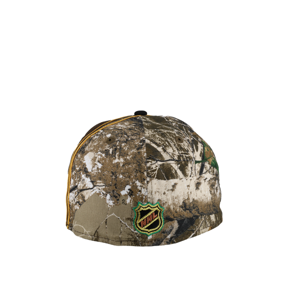 Anaheim Mighty Ducks Inaugural Season Walnut Realtree 59Fifty Fitted Hat