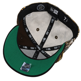 Anaheim Mighty Ducks Inaugural Season Walnut Realtree 59Fifty Fitted Hat