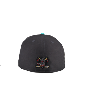 Anaheim Mighty Ducks Graphite Ice 59Fifty Fitted Hat