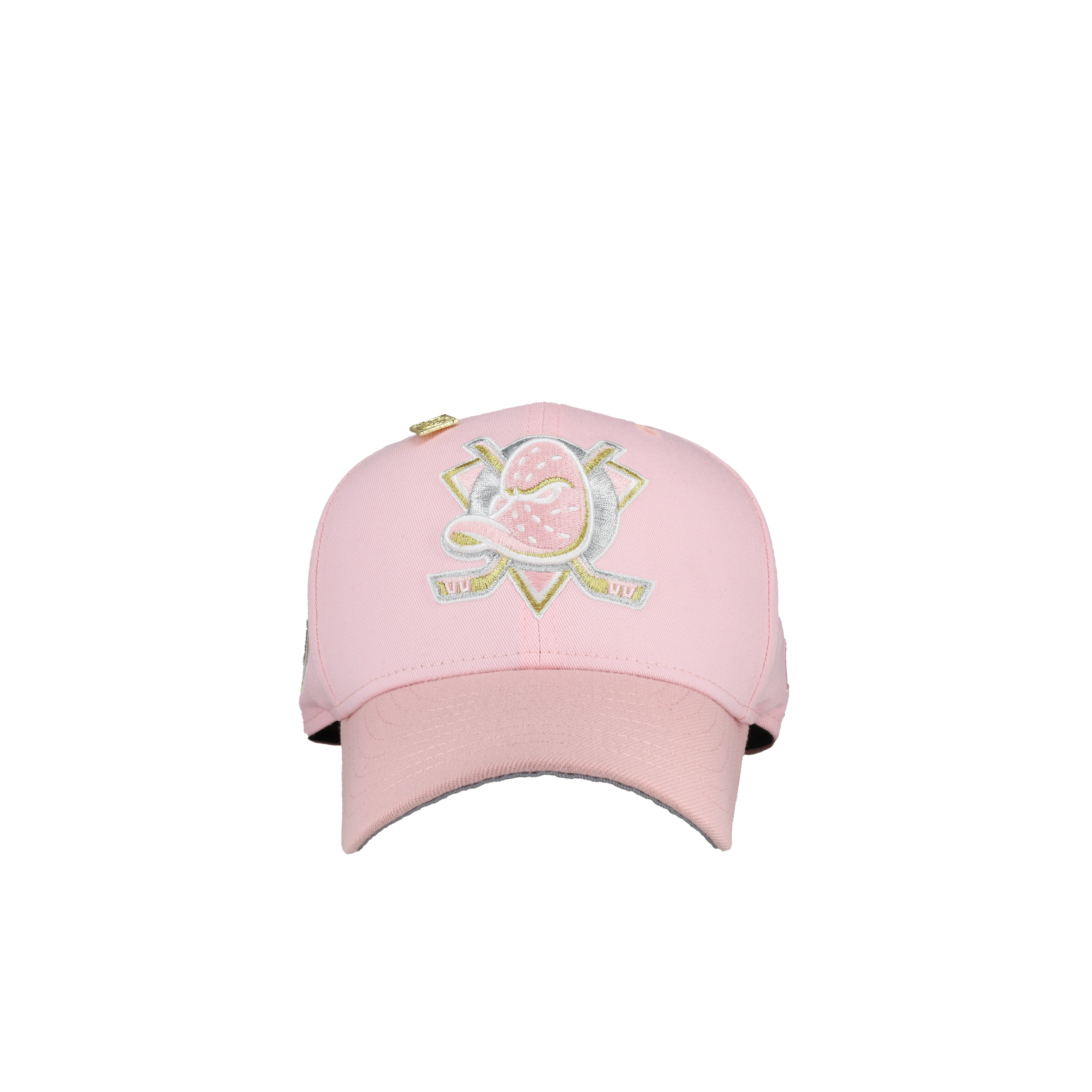 Anaheim Mighty Ducks Pink Silver Metallic 59Fifty Fitted Hat