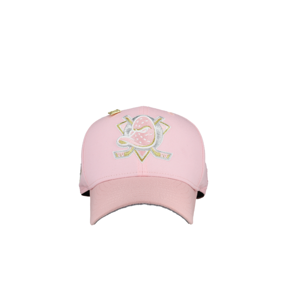 Anaheim Mighty Ducks Pink Silver Metallic 59Fifty Fitted Hat