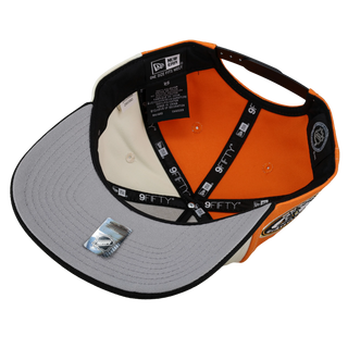 Anaheim Mighty Ducks White/Orange 9Fifty A Frame Snapback Hat