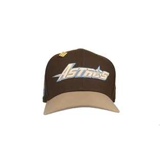 Houston Astros Script 35 Great Years Walnut/Khaki Fitted Hat