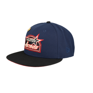 Houston Astros Midnight Crimson Collection 35 Great Years Fitted Hat