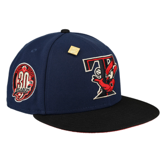 Toronto Blue Jays Midnight Crimson Collection 30th Season Fitted Hat