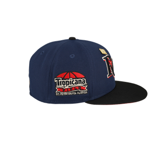 Tampa Bay Rays Midnight Crimson Collection Tropicana Field Fitted Hat