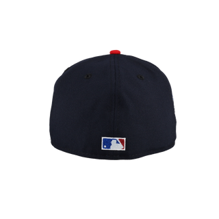 Cleveland Indians Navy Inaugural Season Patch 59Fifty Fitted Hat