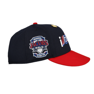 Cleveland Indians Navy Inaugural Season Patch 59Fifty Fitted Hat
