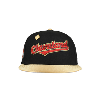 Cleveland Indians Black 1995 Champions Patch 59Ffity Fitted Hat
