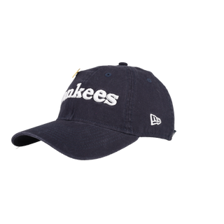 New York Yankees New Era 9Twenty Adjustable Women's Hat (Navy Script)