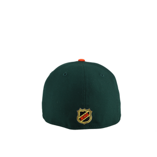 New Jersey Devils 10th Anniversary Green Script Metallic 59Fifty Fitted Hat
