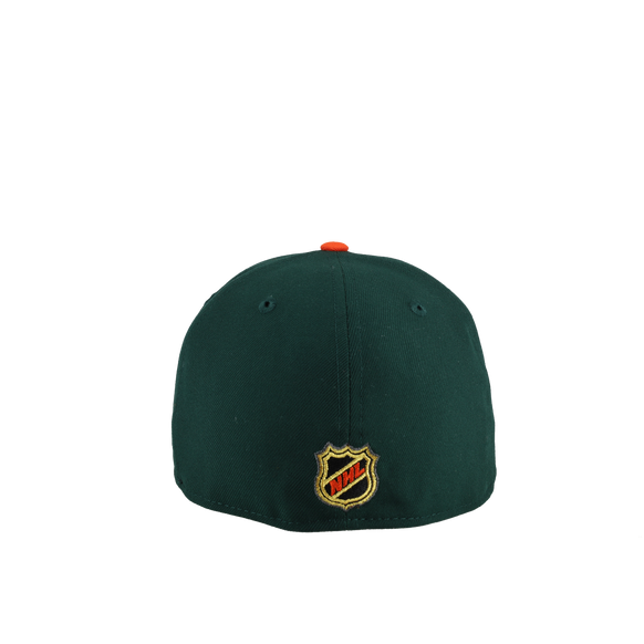 New Jersey Devils 10th Anniversary Green Script Metallic 59Fifty Fitted Hat