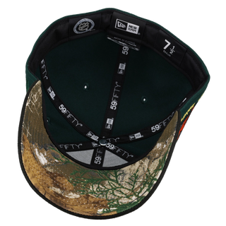 New Jersey Devils 10th Anniversary Green Script Metallic 59Fifty Fitted Hat