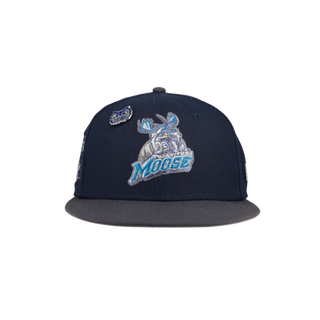 Manitoba Moose Night Owl Collection 10th Season Patch 59Ffity Fitted Hat