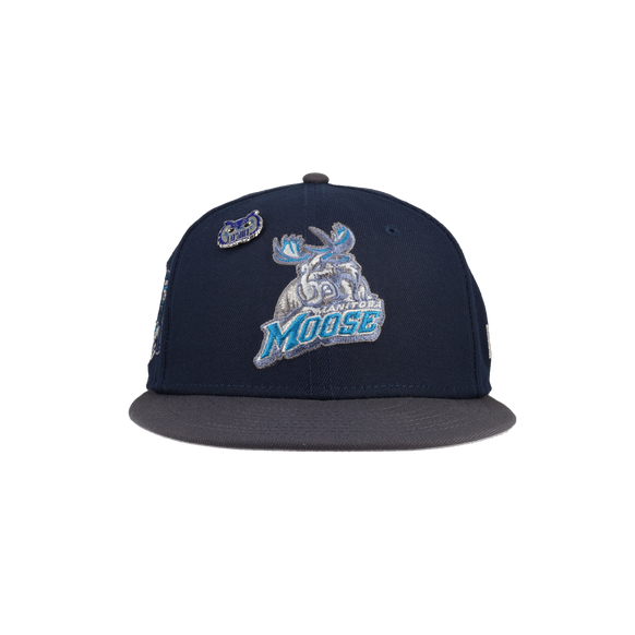 Manitoba Moose Night Owl Collection 10th Season Patch 59Ffity Fitted Hat