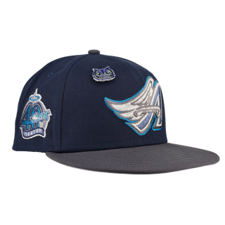 Anaheim Angels Night Owl Collection 40th Season Patch 59Ffity Fitted Hat