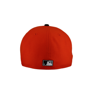 Anaheim Angels 40th Season Patch Orange 59Fifty Fitted Hat