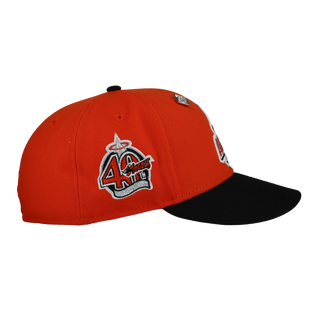 Anaheim Angels 40th Season Patch Orange 59Fifty Fitted Hat